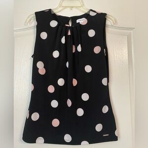 Calvin Klein sleeveless blouse size small